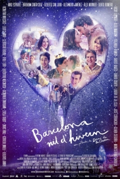 Poster Barcelona, Noche de Invierno