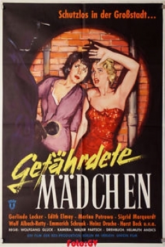 Poster Gefährdete Mädchen