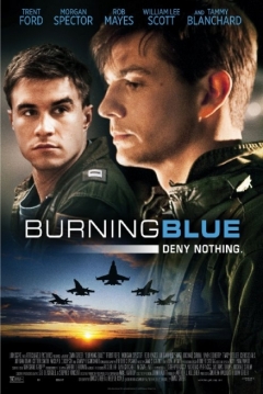 Poster Burning Blue