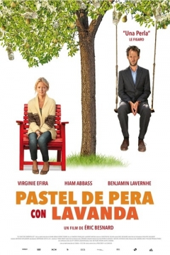 Poster Pastel de Pera con Lavanda