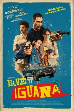 Poster Blue Iguana