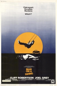 Poster Man on a Swing