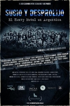 Poster Sucio y Desprolijo: El Heavy Metal en Argentina