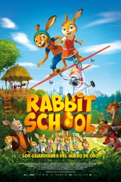 Poster Rabbit School: Los Guardianes del Huevo de Oro