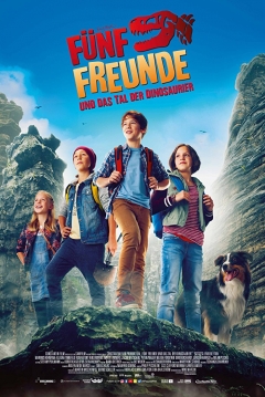 Poster Los Cinco y el Valle de los Dinosaurios