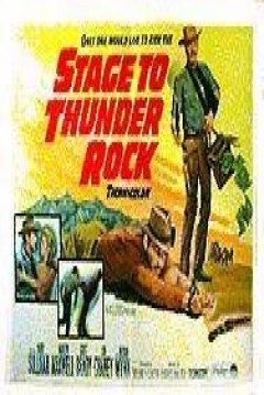 Poster Diligencia a Thunder Rock