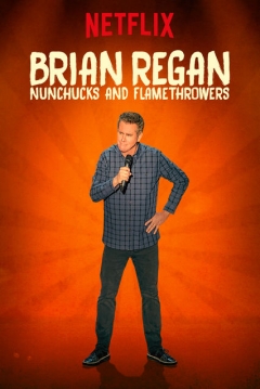 Poster Brian Regan: Nunchucks And Flamethrowers