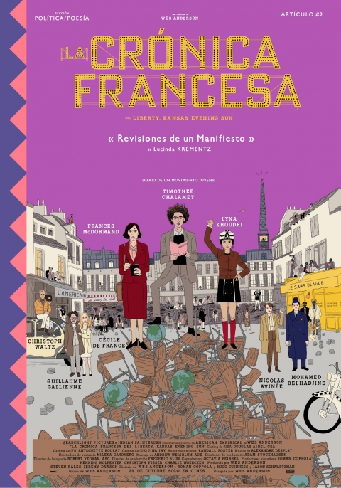 La Crónica Francesa — póster