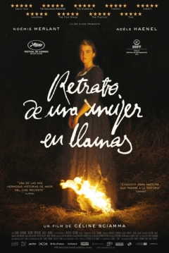 Retrato de una Mujer en Llamas (Portrait of a Lady on Fire) — póster