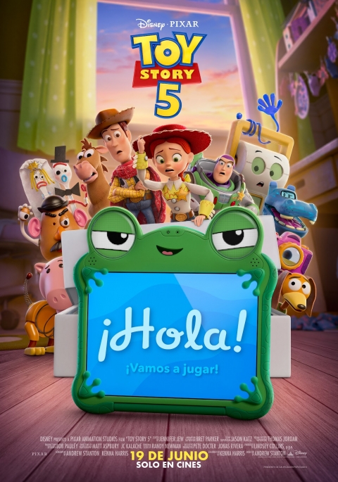 Cartel oficial en español de Toy Story 5