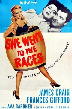 Poster She Went To The Races