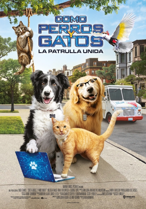 Como Perros y Gatos 3: La Patrulla Unida — póster