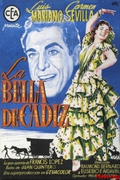 Poster La Bella de Cádiz