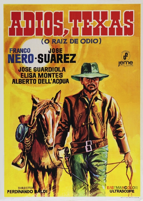 Poster Adiós Texas