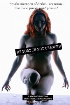 Poster My Body Is not Obscene