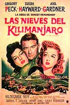 Poster Las Nieves del Kilimanjaro