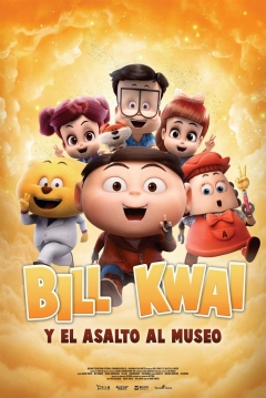 Poster Bill Kwai y el Asalto al Museo
