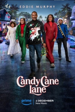 Poster Navidad en Candy Cane Lane