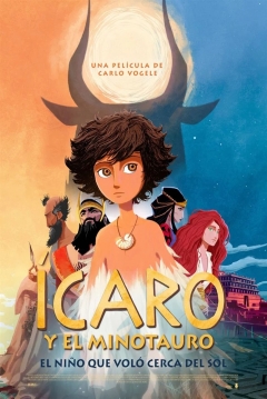 Poster Ícaro y el Minotauro