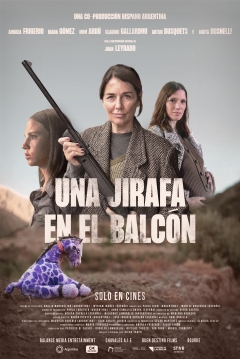 Poster Una Jirafa en el Balcón