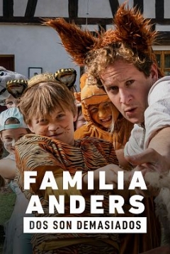 Poster Familia Anders. Dos son demasiados