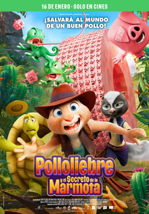 Poster Polloliebre y el secreto de la marmota