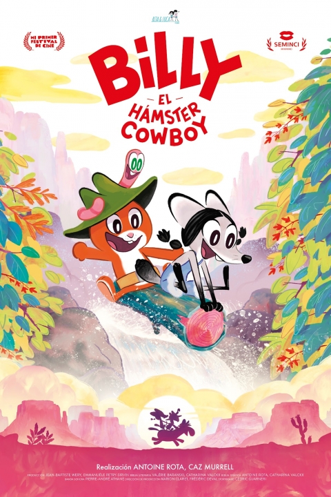 Poster Billy el hámster cowboy