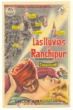 Poster Las Lluvias de Ranchipur