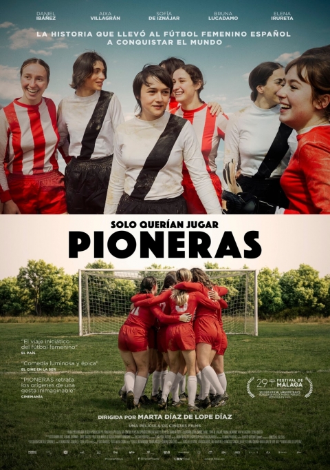 Cartel oficial en español de Pioneras: solo querían jugar