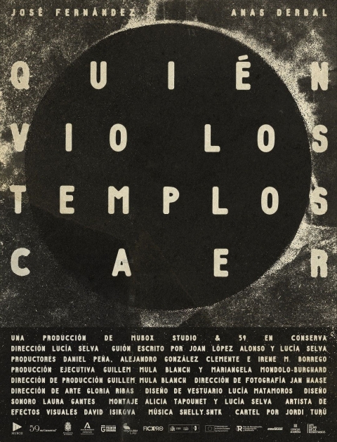 Poster Quién Vio los Templos Caer