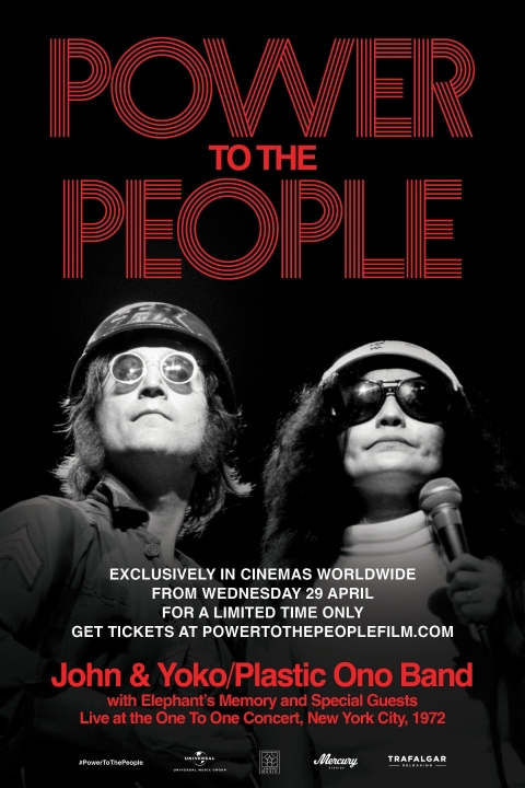Poster Power to the People: John & Yoko Live in NYC