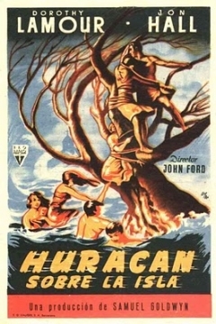 Poster Huracán sobre la Isla