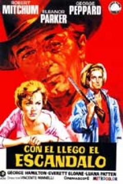 Poster Con el llego el Escandalo