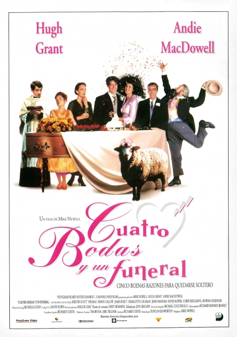 Cuatro Bodas y un Funeral — póster