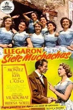 Poster Llegaron Siete Muchachas