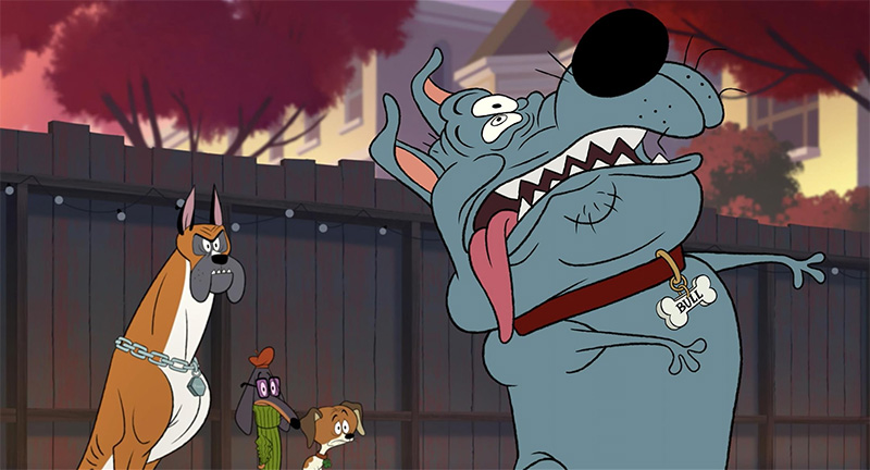 Bull y Honey en el show canino