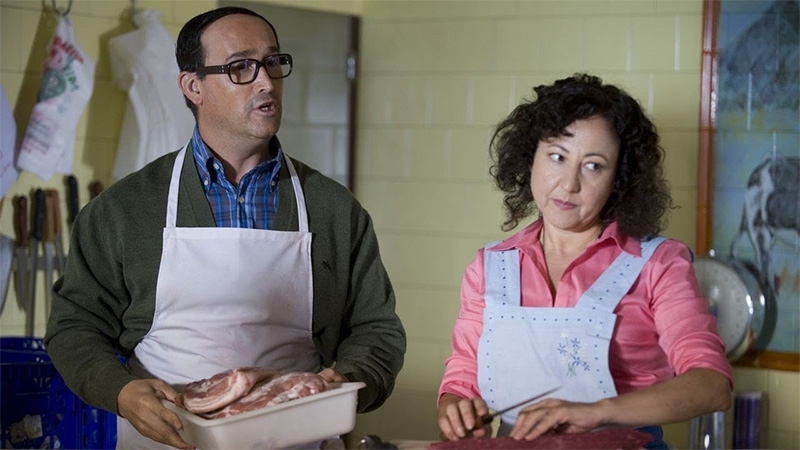 Escena Eliseo y Nati Que se mueran los feos