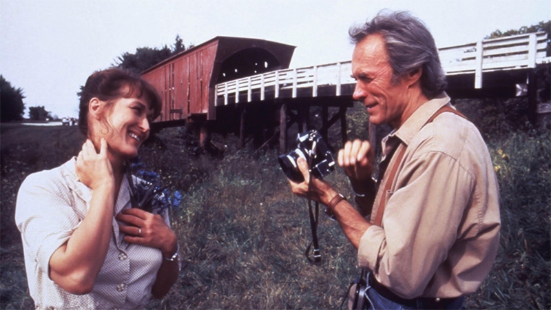 Clint Eastwood y Meryl Streep en Los Puentes de Madison