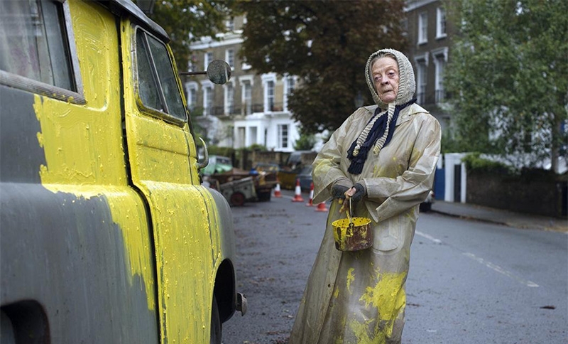 Escena final de The Lady in the Van