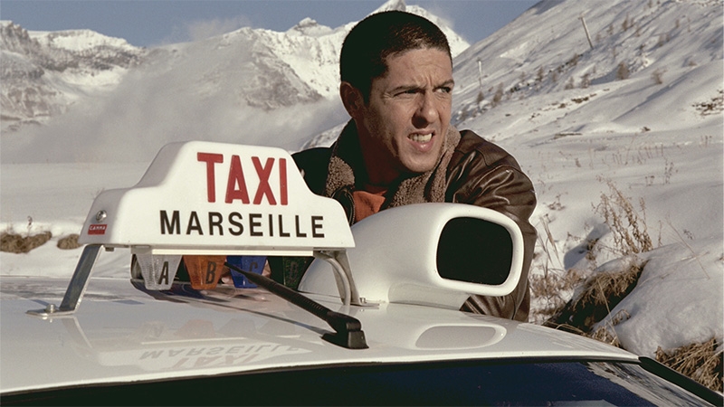 Taxi 3 persecución final en la nieve