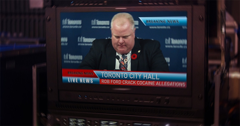 Captura del documental sobre Rob Ford