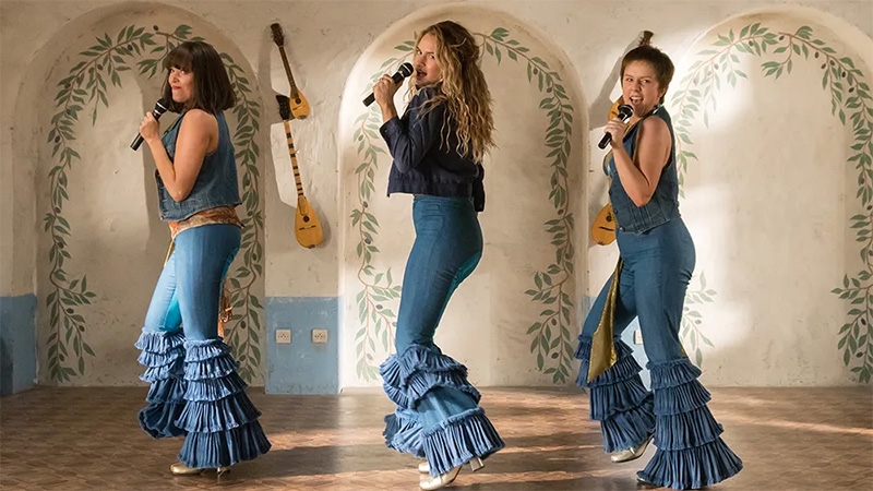 Final Mamma Mia explicado Lily James y Amanda Seyfried