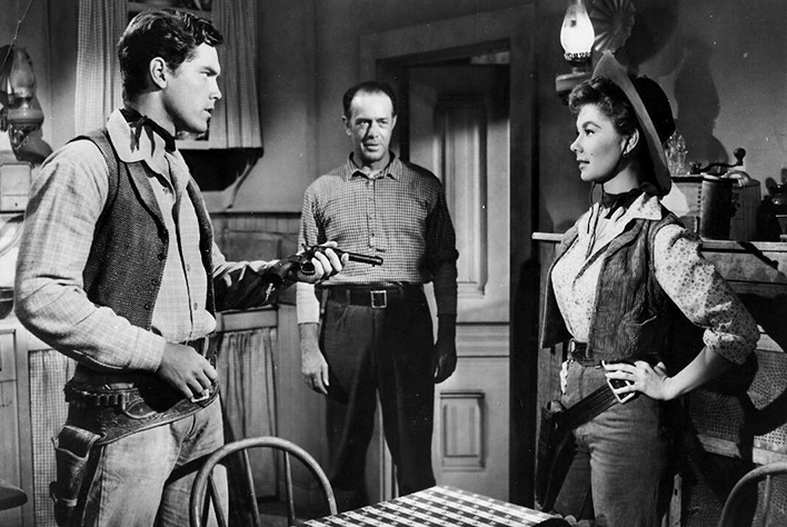 Tres Jóvenes de Texas escena