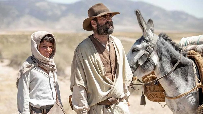 Intemperie niño y pastor