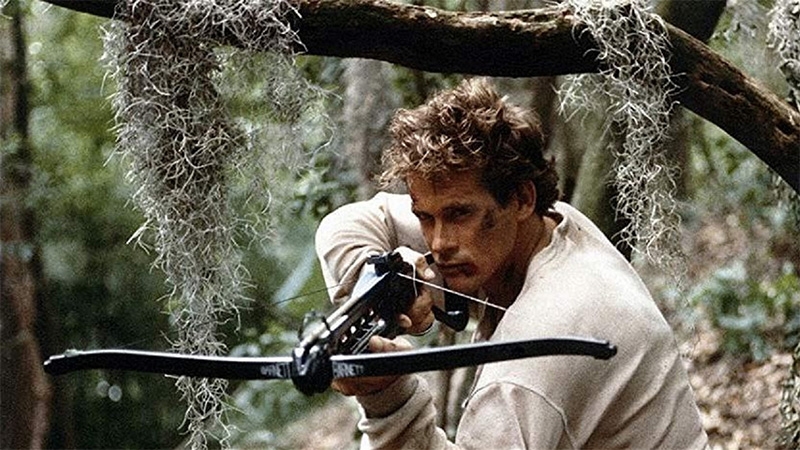 Michael Dudikoff en La fuerza de la venganza acción en pantanos