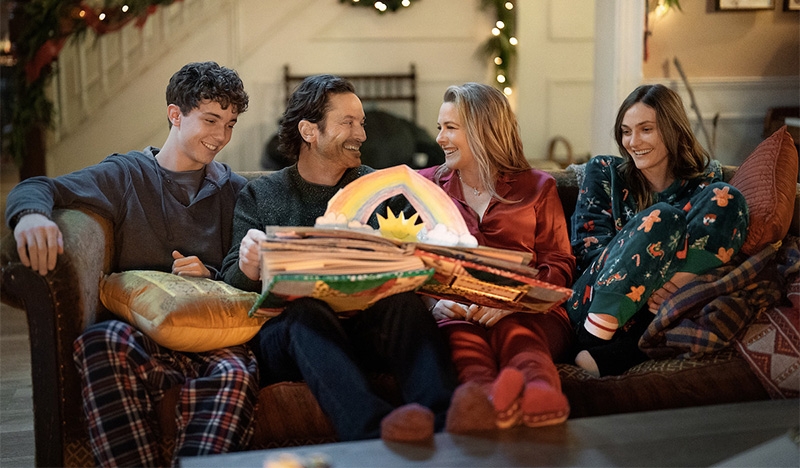 Una Navidad Excepcional beso final