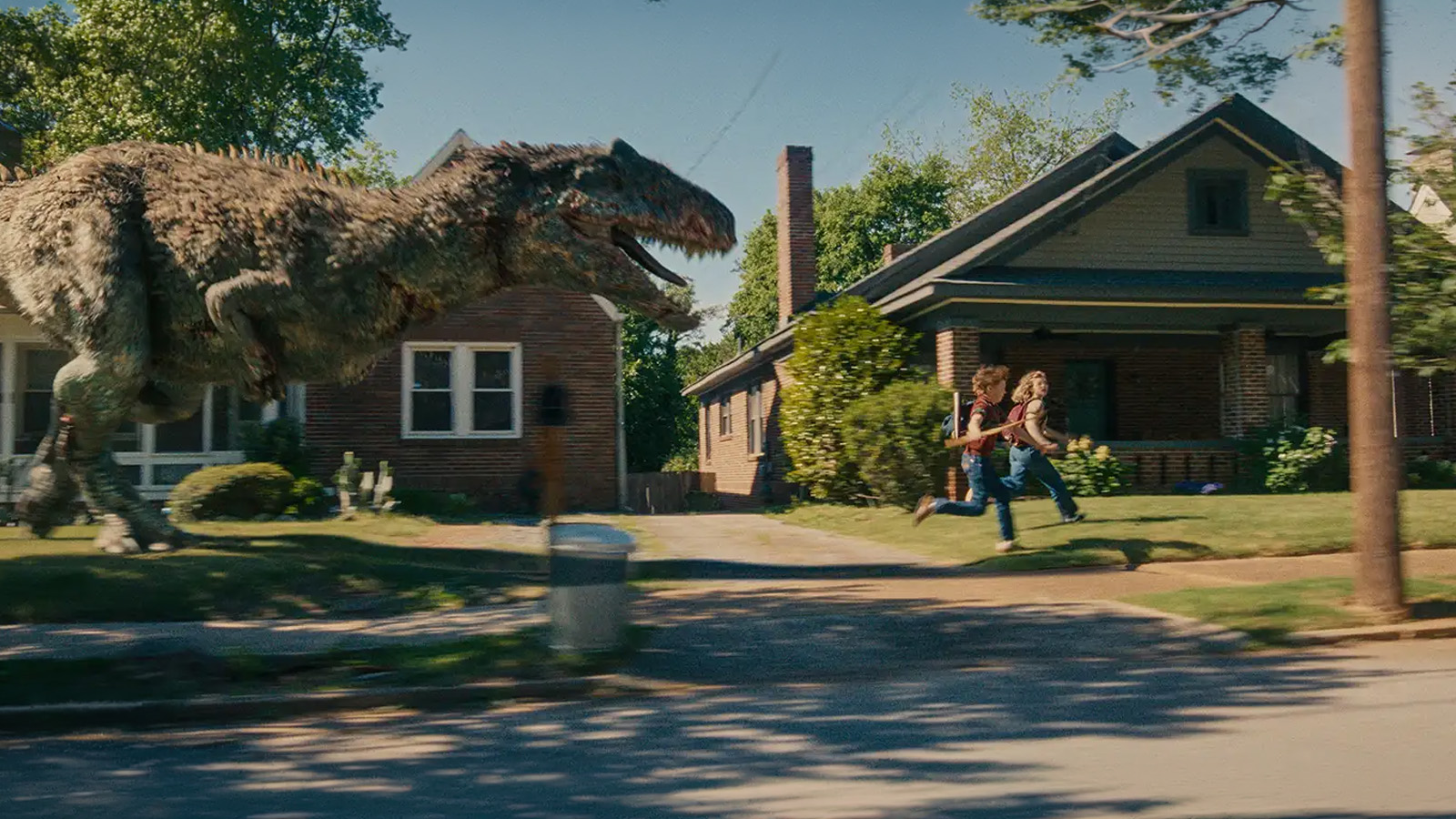 “El final de Oak Street” muestra dinosaurios en nuevas imágenes de la película del director de “It Follows”