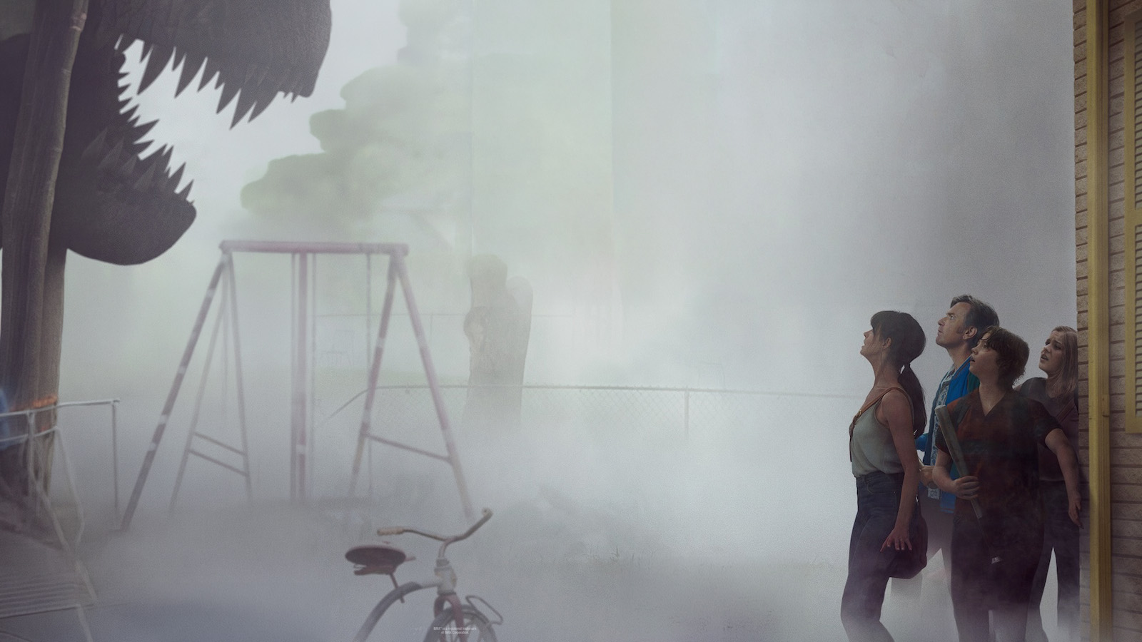 Los dinosaurios desatan el caos en el nuevo tráiler de “El final de Oak Street”