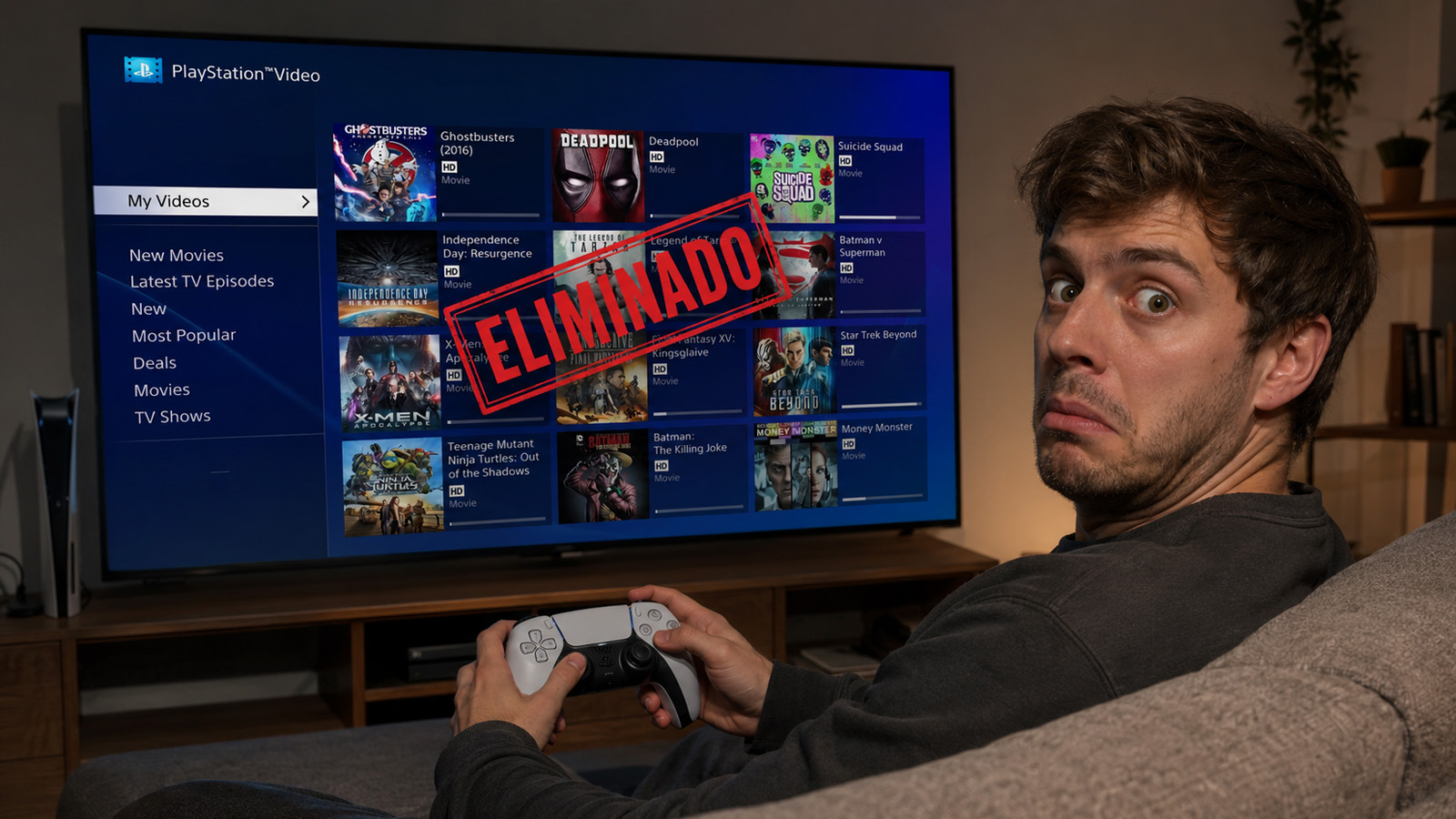 PlayStation eliminará más de 500 películas de las bibliotecas digitales de sus usuarios